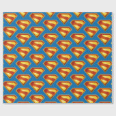 Superman Golden S Shield Brilliance Cadeaupapier (Vlak)