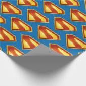 Superman Golden S Shield Brilliance Cadeaupapier (Hoek)
