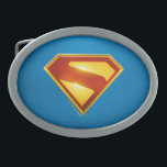 Superman Golden S Shield Brilliance Gesp<br><div class="desc">Schijn helder met het legendarische symbool van hoop! Dit verbluffende ontwerp is voorzien van het iconische Superman "S" -schild dat is weergegeven in stralend goud en diepe karmozijn, gloeiend met heroïsche intensiteit tegen een gedurfde blauwe achtergrond. De strakke metallic afwerking en rijke kleurverlopen geven dit embleem een krachtige, moderne rand...</div>