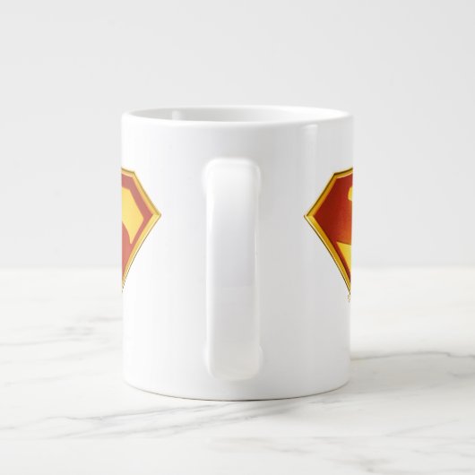 Superman Golden S Shield Brilliance Grote Koffiekop (Achterkant)