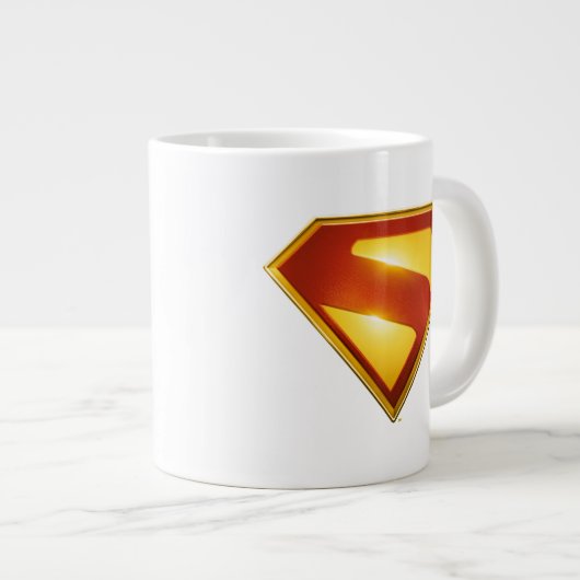 Superman Golden S Shield Brilliance Grote Koffiekop (Voorkant rechts)