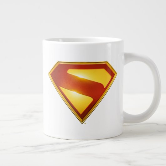 Superman Golden S Shield Brilliance Grote Koffiekop (Rechts)