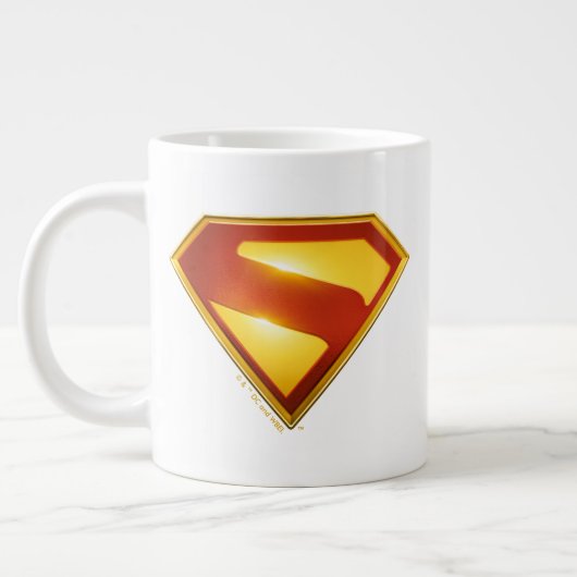 Superman Golden S Shield Brilliance Grote Koffiekop (Links)