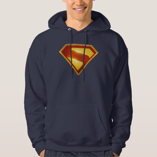 Superman Golden S Shield Brilliance Hoodie (Voorkant)