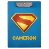 Superman Golden S Shield Brilliance Klembord (Voorkant)