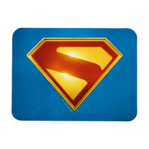 Superman Golden S Shield Brilliance Magneet