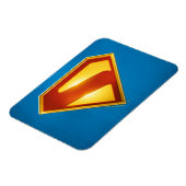 Superman Golden S Shield Brilliance Magneet (Linkerzijde)