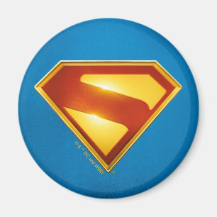 Superman Golden S Shield Brilliance Magneet