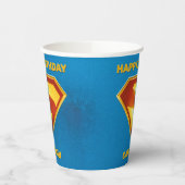 Superman Golden S Shield Brilliance Papieren Bekers (Links)