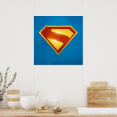 Superman Golden S Shield Brilliance Poster (Keuken)