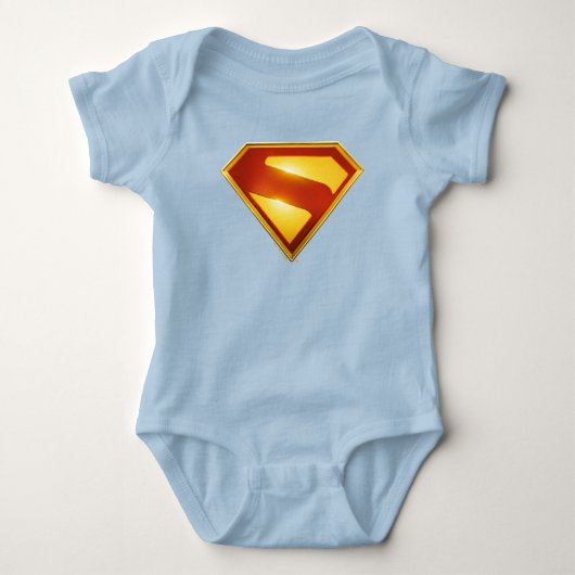 Superman Golden S Shield Brilliance Romper (Voorkant)