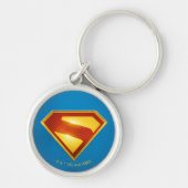 Superman Golden S Shield Brilliance Sleutelhanger (Voorkant)