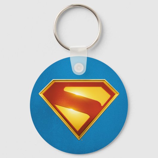Superman Golden S Shield Brilliance Sleutelhanger (Achterkant)