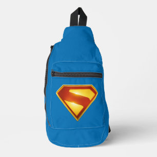 Superman Golden S Shield Brilliance Sling Bag