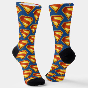 Superman Golden S Shield Brilliance Sokken