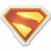 Superman Golden S Shield Brilliance Sticker (Voorkant)