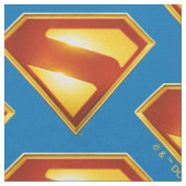 Superman Golden S Shield Brilliance Stof (Close Up)