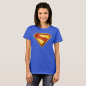 Superman Golden S Shield Brilliance T-shirt (Voorkant volledig)