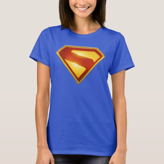 Superman Golden S Shield Brilliance T-shirt (Voorkant)