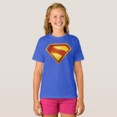 Superman Golden S Shield Brilliance T-shirt (Voorkant volledig)