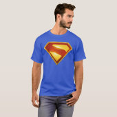 Superman Golden S Shield Brilliance T-shirt (Voorkant volledig)