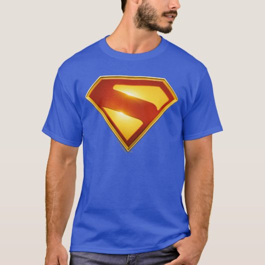 Superman Golden S Shield Brilliance T-shirt (Voorkant)
