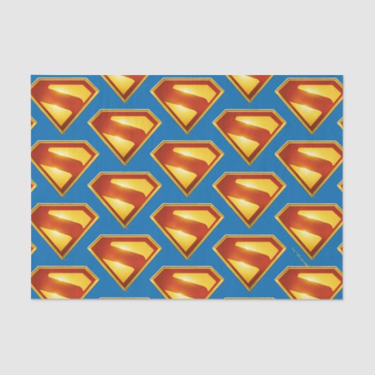 Superman Golden S Shield Brilliance Tissuepapier (Voorkant)