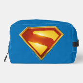 Superman Golden S Shield Brilliance Toilettasje (Achterkant)