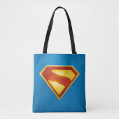 Superman Golden S Shield Brilliance Tote Bag (Voorkant)