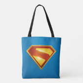Superman Golden S Shield Brilliance Tote Bag (Achterkant)