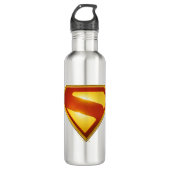 Superman Golden S Shield Brilliance Waterfles (Voorkant)