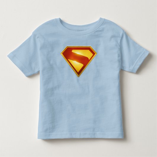 Superman Gouden S Schild Briljant Kinder Shirts (Voorkant)