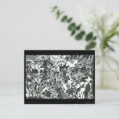 Superman Gray Collage Briefkaart (Staand voorkant)