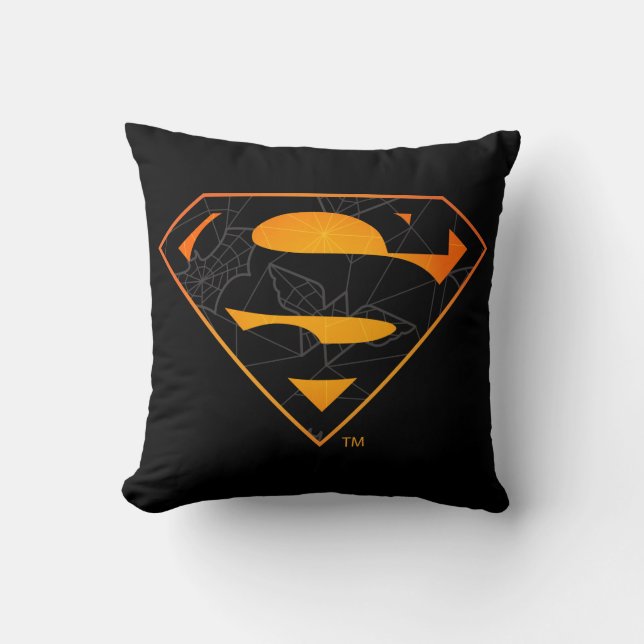 Superman | Halloween geïnspireerd Logo Kussen (Voorkant)