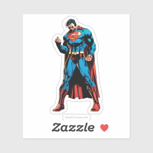 Superman - Hand in vuist Sticker (Vel)