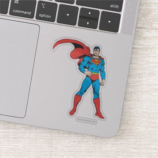 Superman Hand op Hip Sticker (Detail)