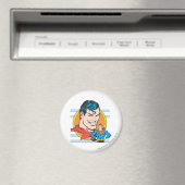 Superman Head Shot Magneet (Insitu (Vaatwasser))