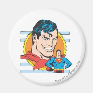 Superman Head Shot Magneet