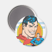 Superman Head Shot Magneet (Voorkant / Achterkant)