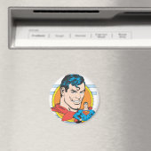 Superman Head Shot Magneet (Insitu (Vaatwasser))