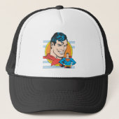 Superman Head Shot Trucker Pet (Voorkant)