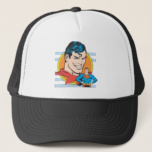 Superman Head Shot Trucker Pet (Voorkant)