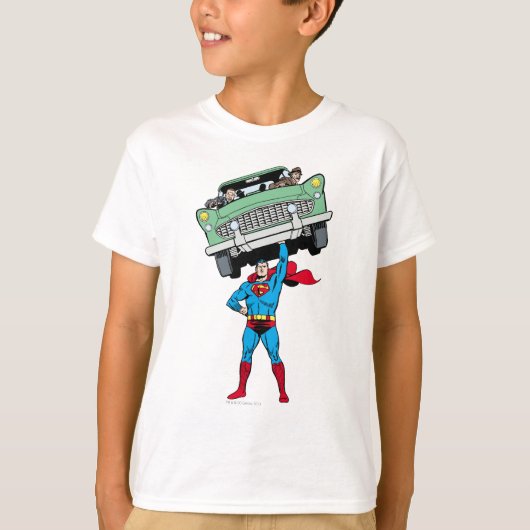 Superman heeft een auto t-shirt (Voorkant)