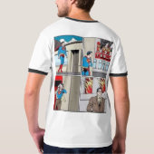 Superman helpt niet mee t-shirt (Achterkant)