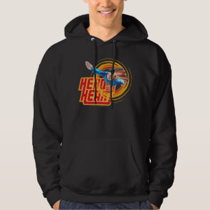 Superman Hero met Heart Hoodie