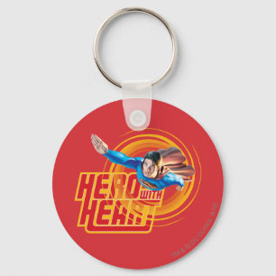 Superman Hero met Heart Sleutelhanger