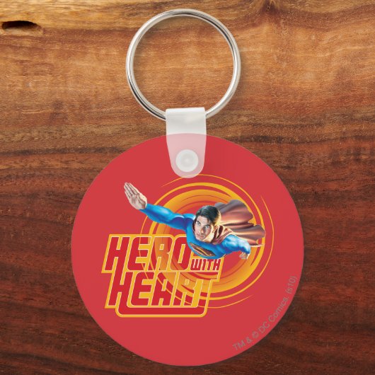 Superman Hero met Heart Sleutelhanger (Voorkant)