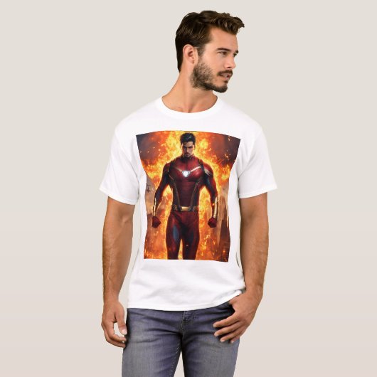 "Superman: Het embleem van kracht & hoop" ya phir T-shirt (Voorkant volledig)