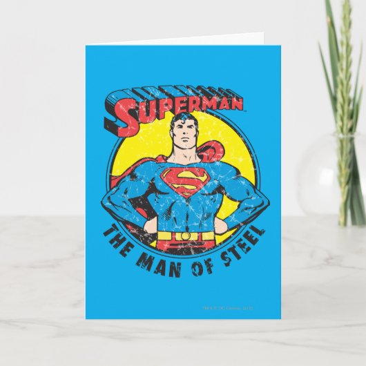 Superman Het Man staal Kaart (Voorkant)