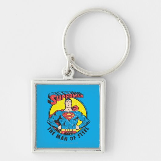 Superman Het Man staal Sleutelhanger (Voorkant)